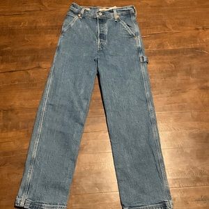 Levi’s premium ribcage straight jeans
